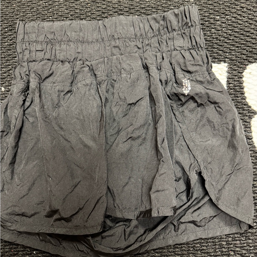 Black High Waisted Free People Shorts